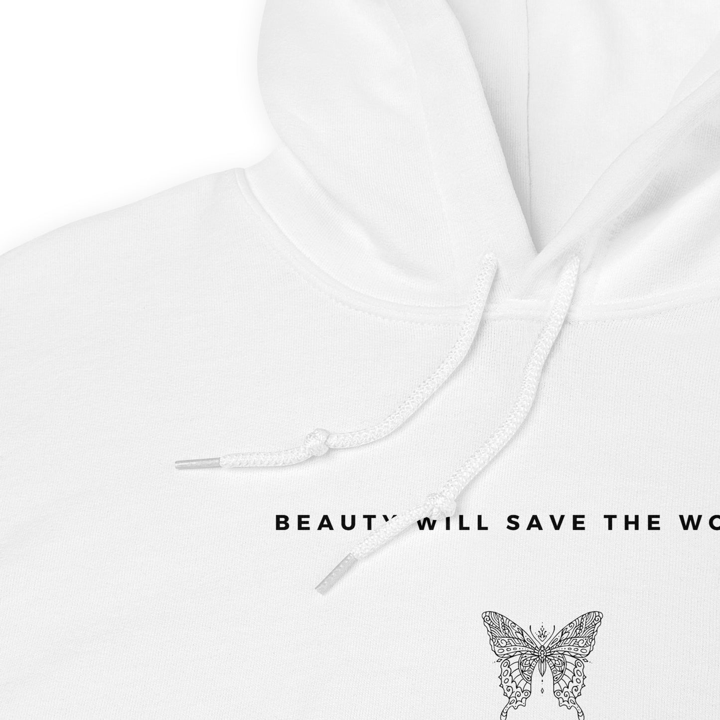 
                  
                    Beauty Will Save The World Hoodie | Soft Fleece Comfort
                  
                