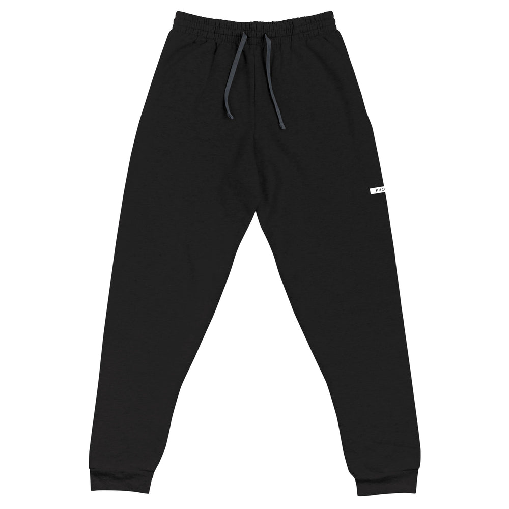 Athletic Phoebo Black Joggers | Comfortable and Stylish Workout Pants for Men and Women