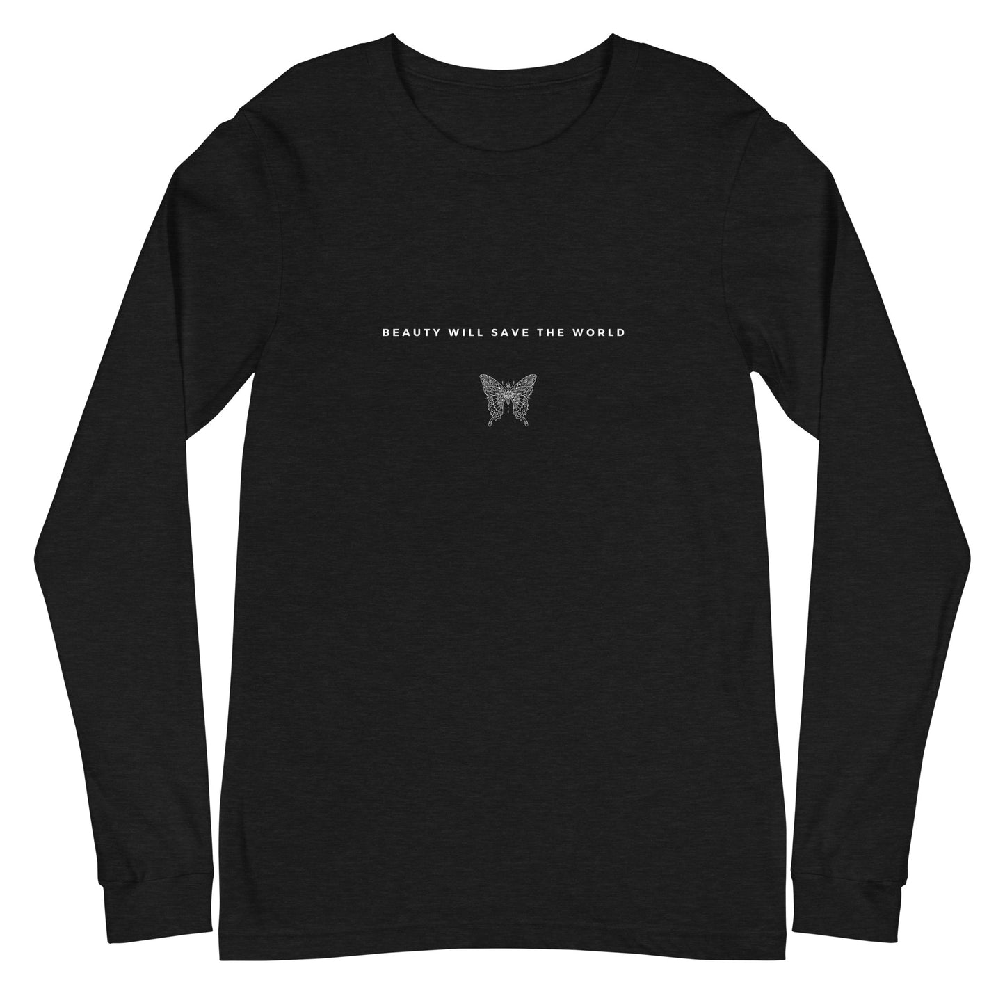 
                  
                    Beauty Will Save The World - Black Unisex Long Sleeve Tee
                  
                
