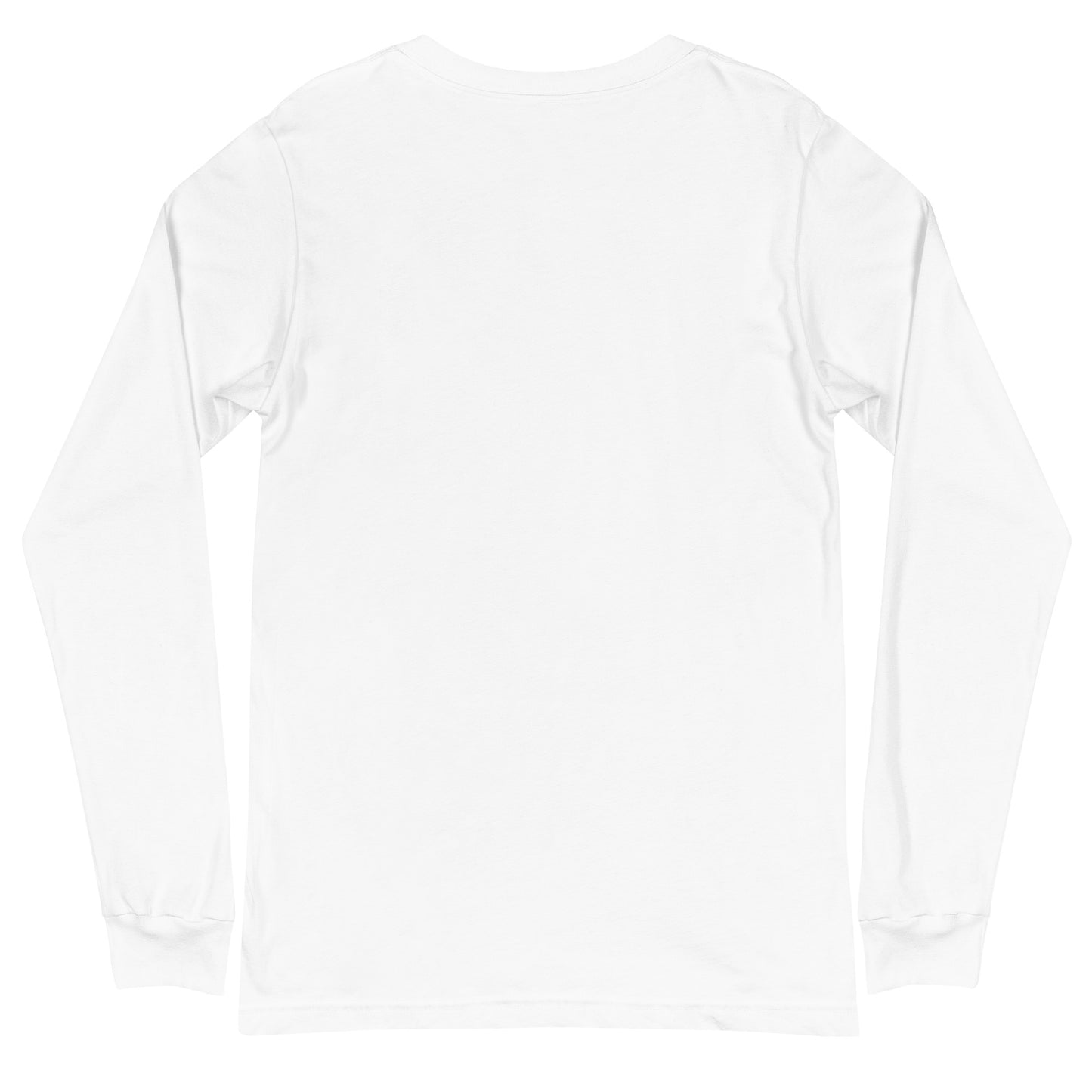 
                  
                    White Unisex Long Sleeve Tee | Cross, skull, fish, and shell print
                  
                