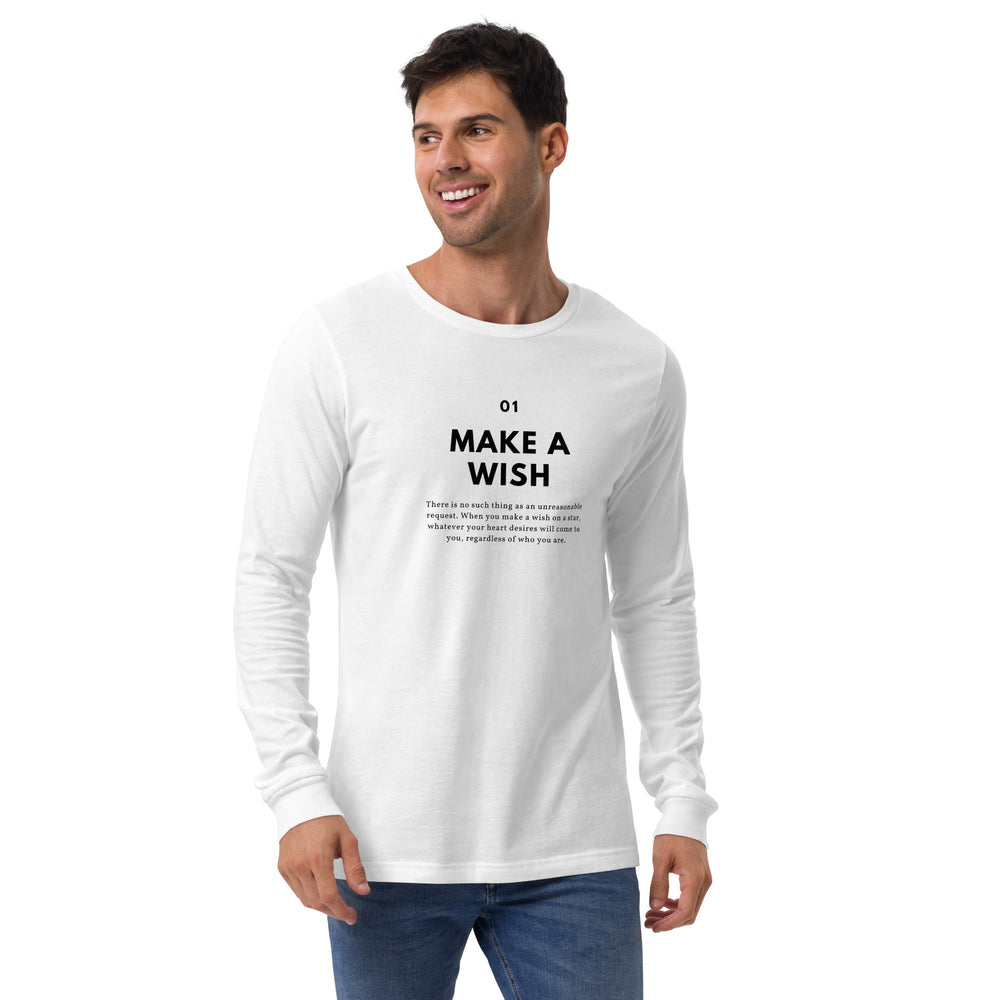 
                  
                    Make A Wish Long Sleeve Tee | Comfortable and Stylish for Year-Round Wear
                  
                