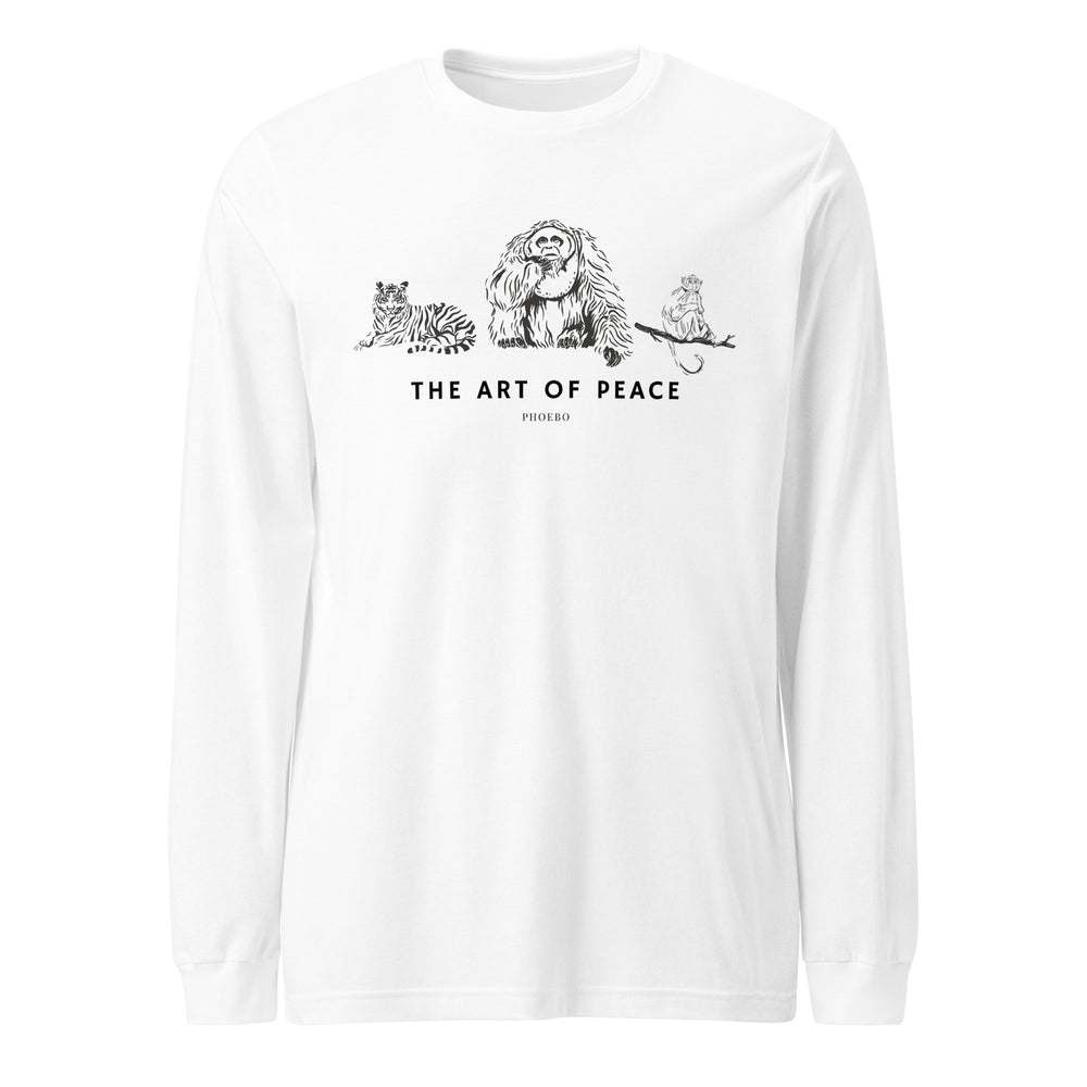 The Art of Peace Long Sleeve Tee | Jungle Animals Print