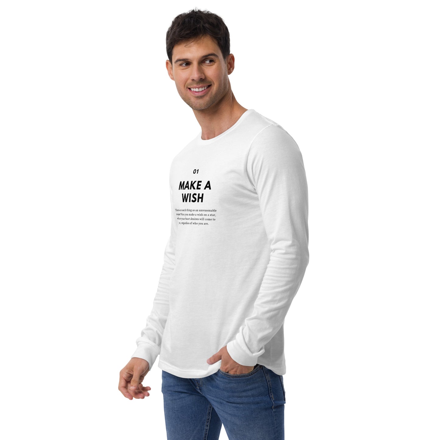 
                  
                    Make A Wish Long Sleeve Tee | Comfortable and Stylish for Year-Round Wear
                  
                