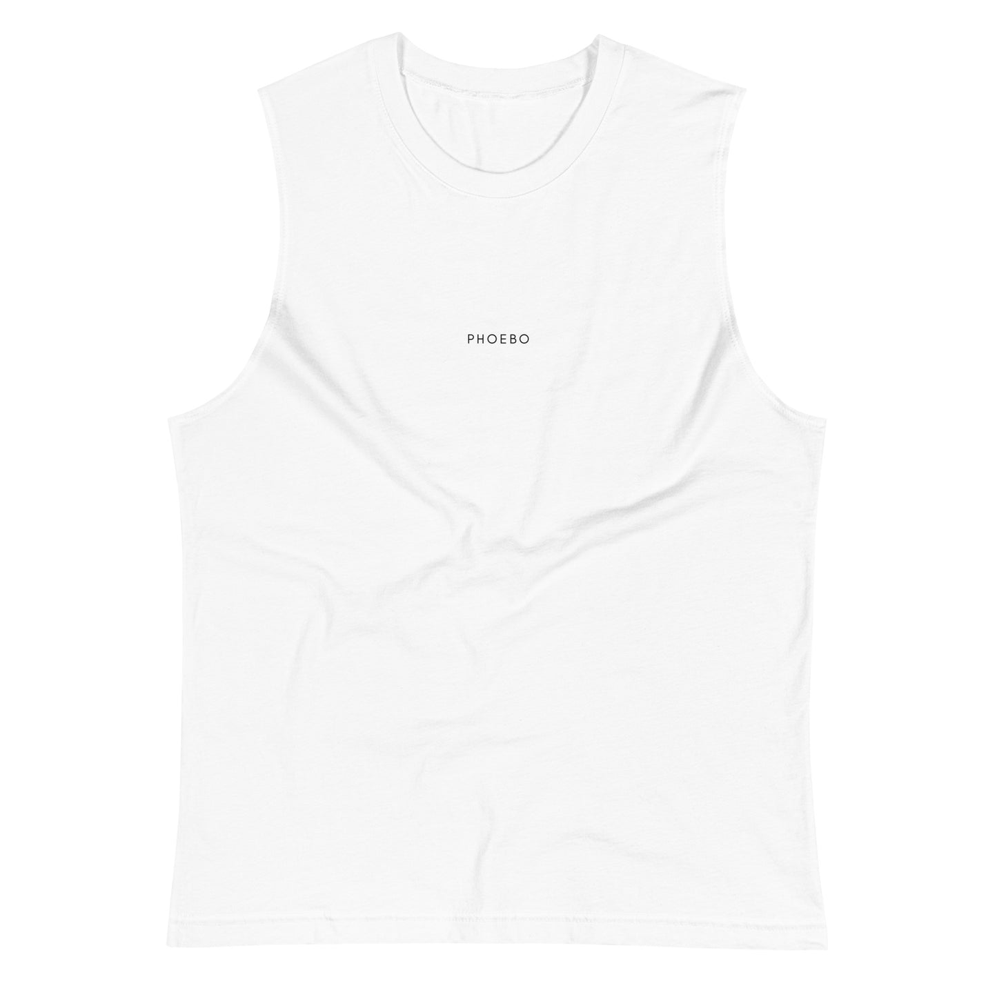 
                  
                    White Unisex Muscle Shirt | Sleek, Stylish, and Comfortable Activewear
                  
                