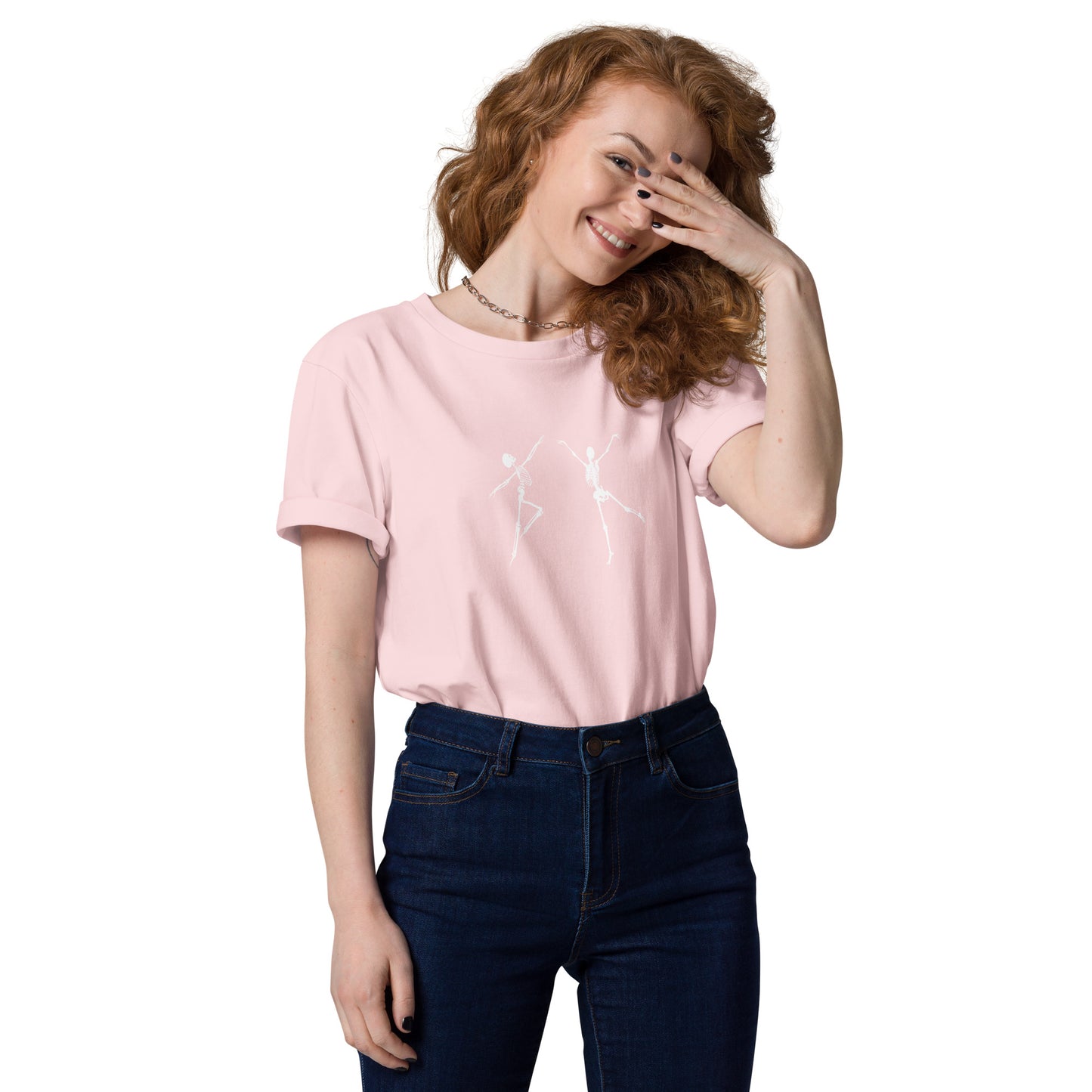 
                  
                    Pink Unisex Skeleton cotton t-shirt | For Skeleton Enthusiasts
                  
                