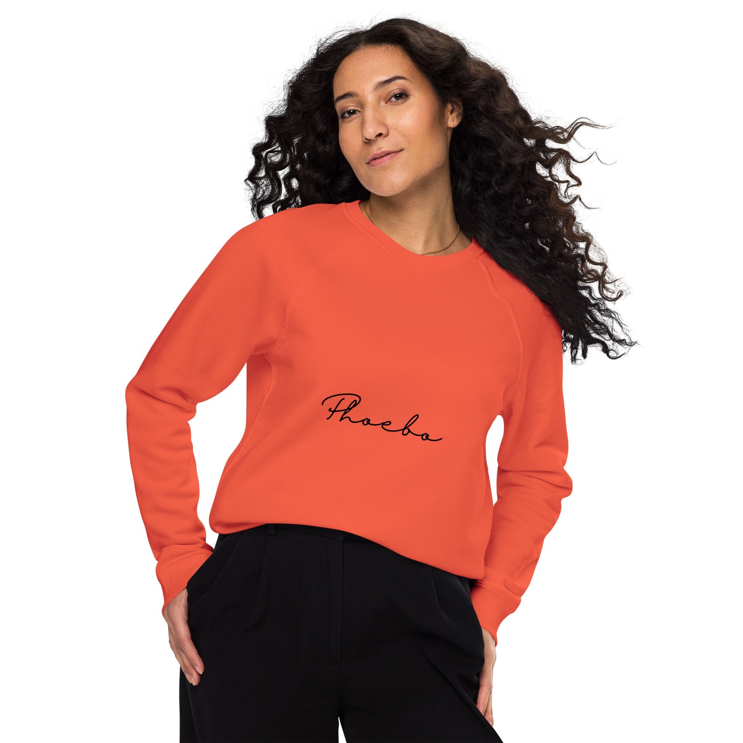 
                  
                    Peach Unisex Organic Raglan Sweatshirt | Sustainable Comfort with a Stylish Fit
                  
                