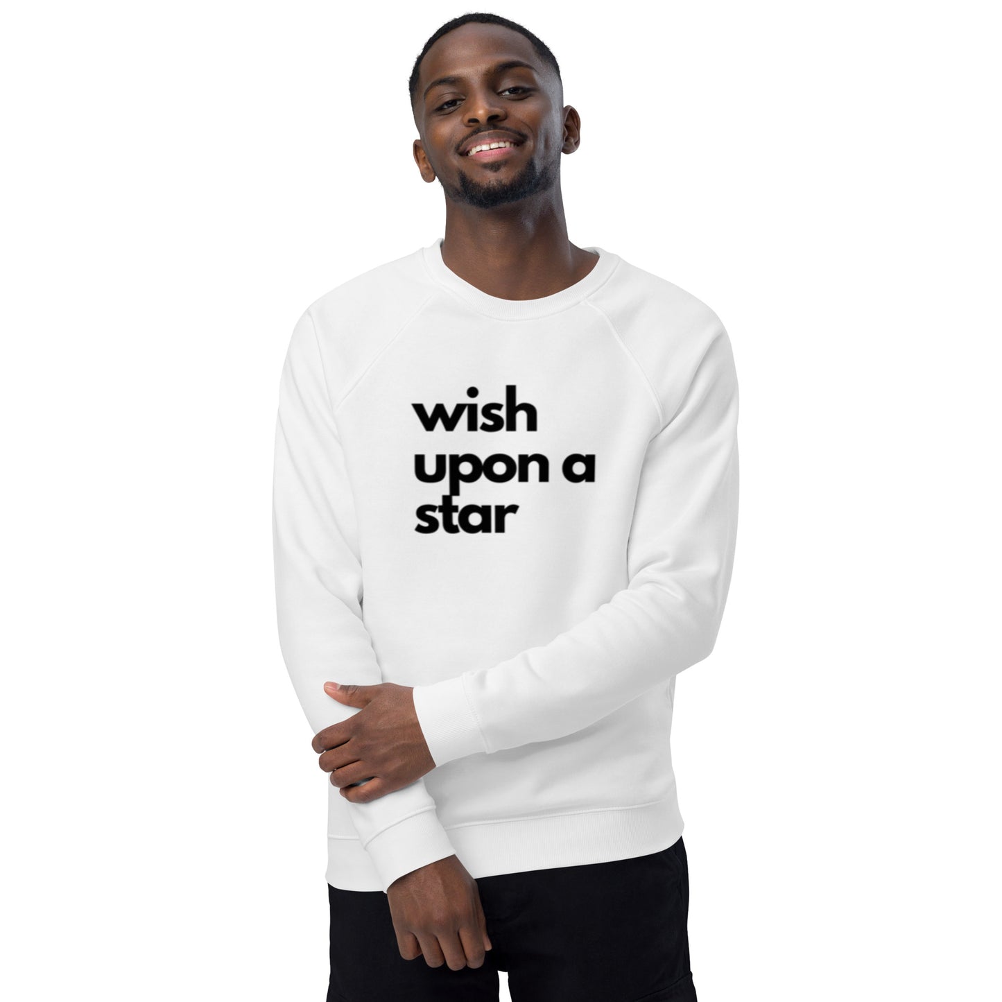 
                  
                    Unisex organic raglan sweatshirt | Inspiring Statement Print
                  
                