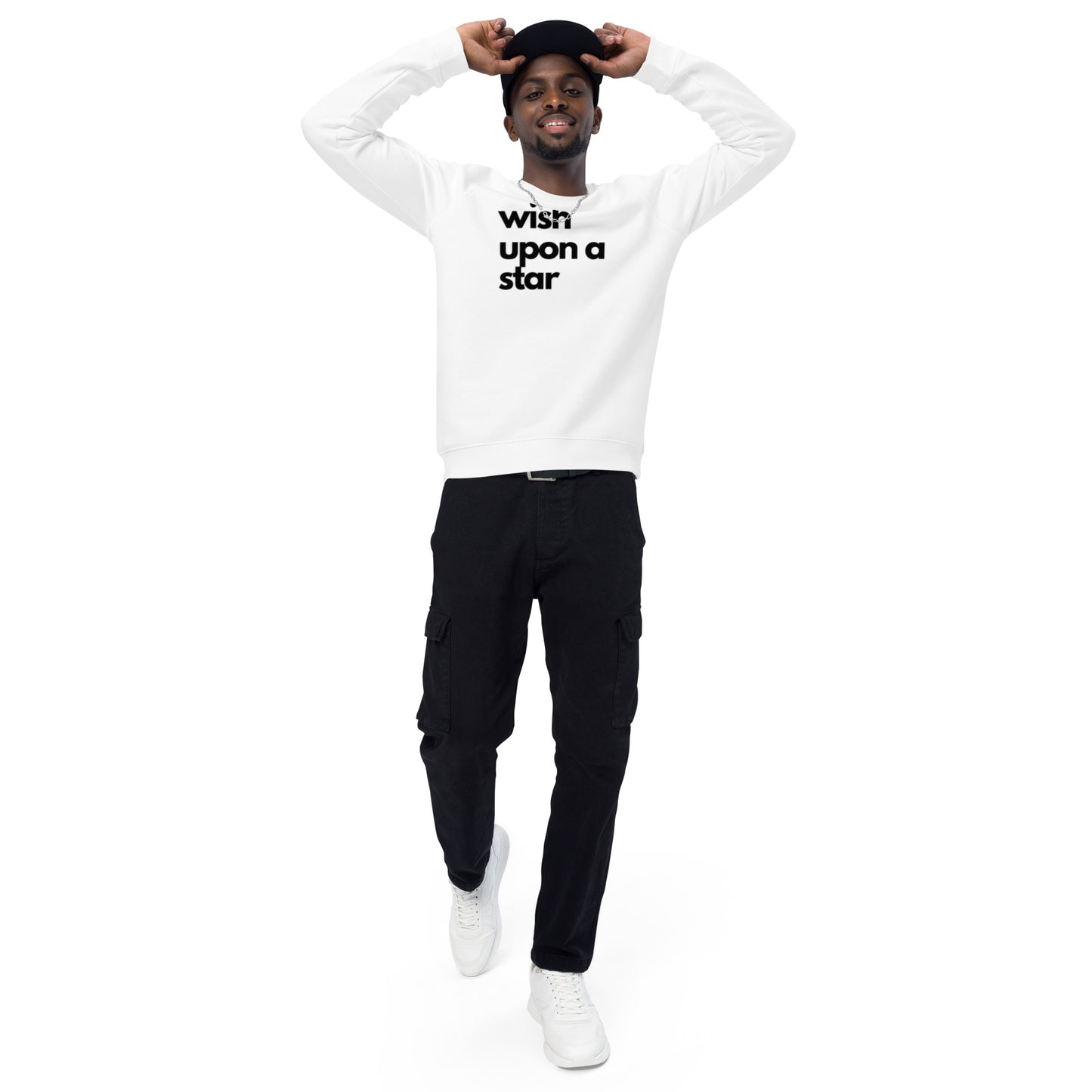 
                  
                    Unisex organic raglan sweatshirt | Inspiring Statement Print
                  
                