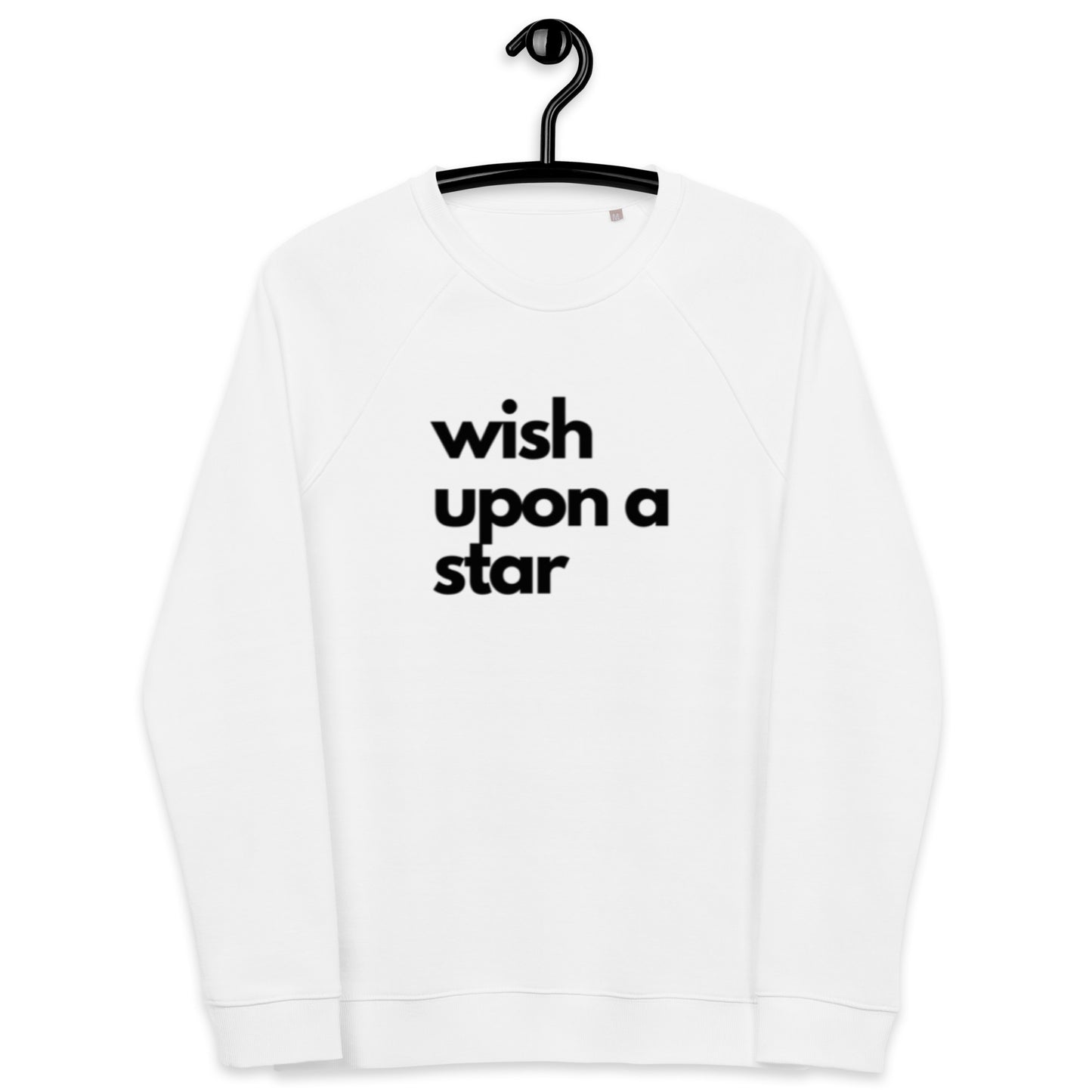 
                  
                    Unisex organic raglan sweatshirt | Inspiring Statement Print
                  
                