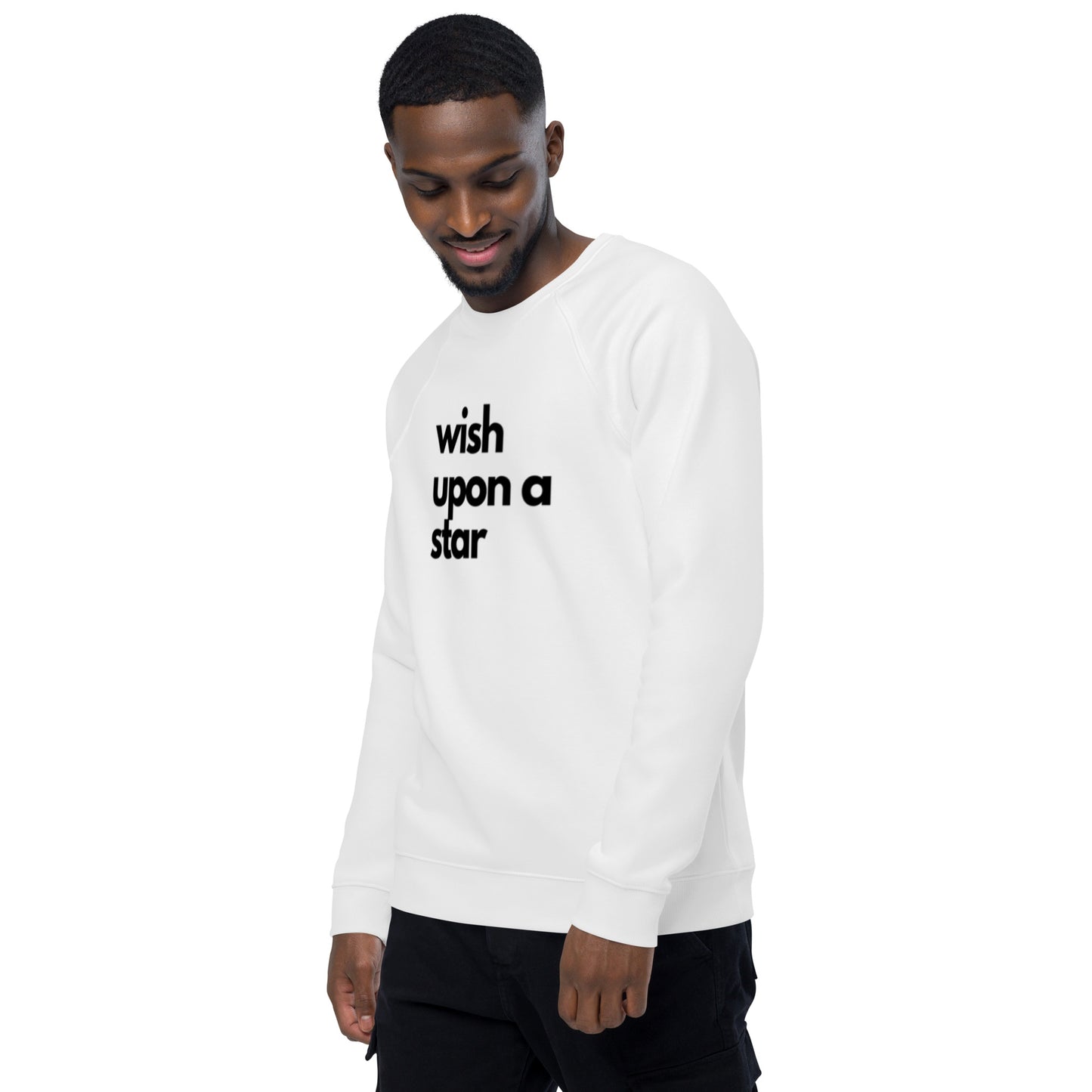 
                  
                    Unisex organic raglan sweatshirt | Inspiring Statement Print
                  
                
