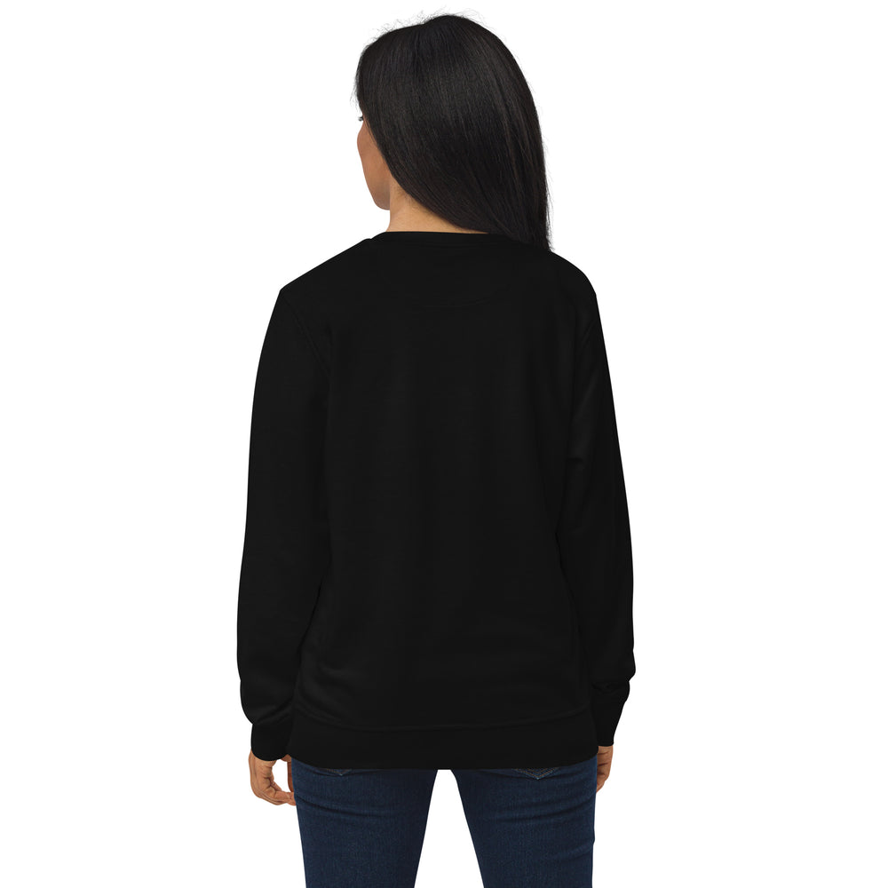 Black organic sweatshirt | Jungle Animals Print