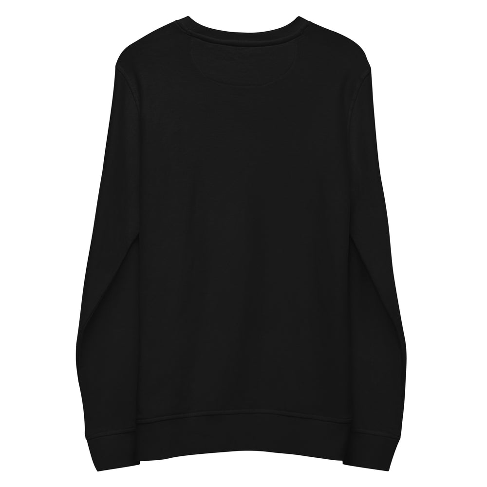 Black organic sweatshirt | Jungle Animals Print