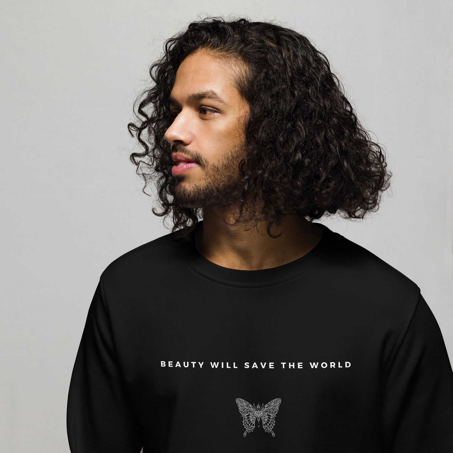 
                  
                    Butterfly Black Unisex sweatshirt | Made of recycled materials
                  
                