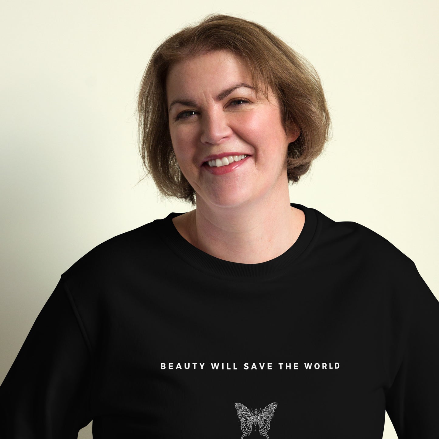 
                  
                    Butterfly Black Unisex sweatshirt | Made of recycled materials
                  
                