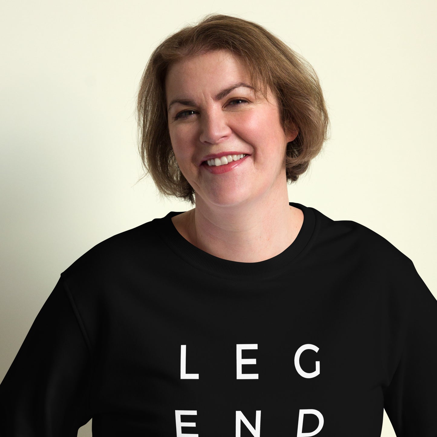 
                  
                    Phoebo Legendary Organic Sweatshirt | Cross, Skull, Fish, and Shell Print
                  
                