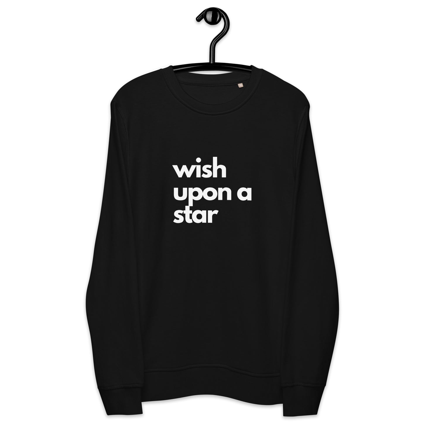 
                  
                    Wish Upon A Star Sweatshirt | Unisex Sweatshirt with White Print
                  
                