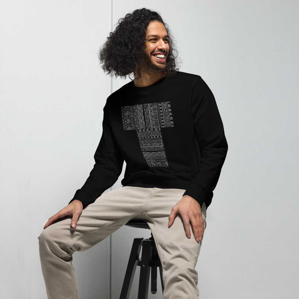 
                  
                    Black Unisex Sweatshirt with Minimalistic Print | Eco-Friendly Comfort
                  
                