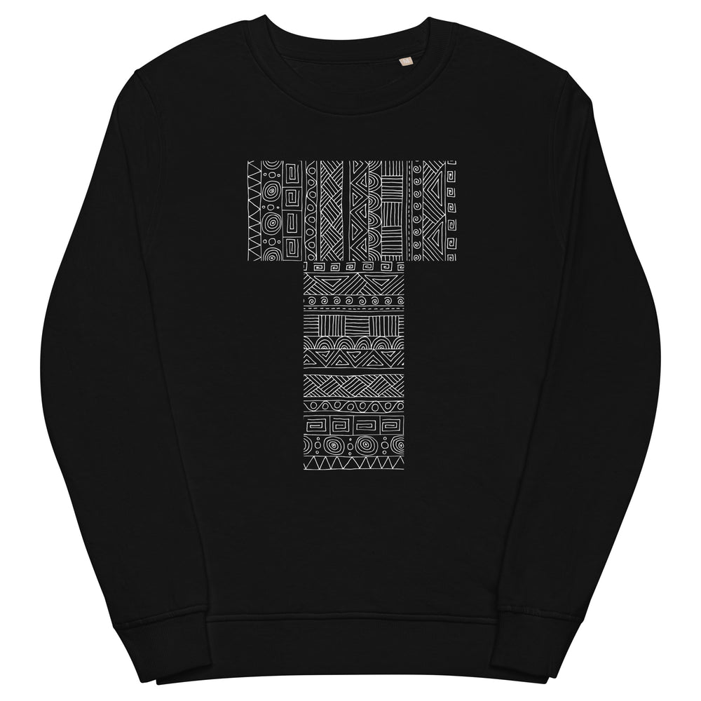 
                  
                    Black Unisex Sweatshirt with Minimalistic Print | Eco-Friendly Comfort
                  
                