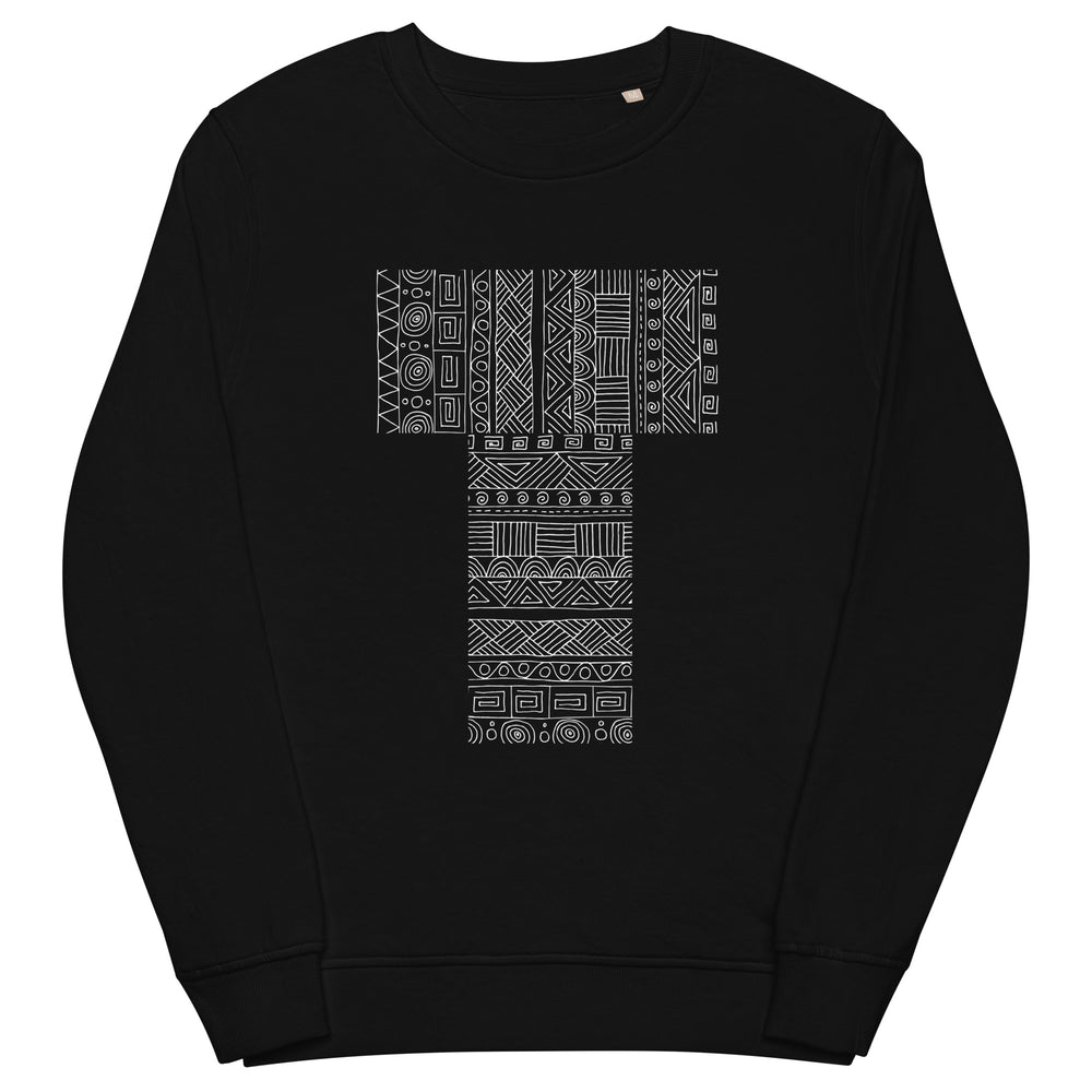 
                  
                    Phoebo Black Organic Sweatshirt | Unique Design & Stylish Comfort
                  
                