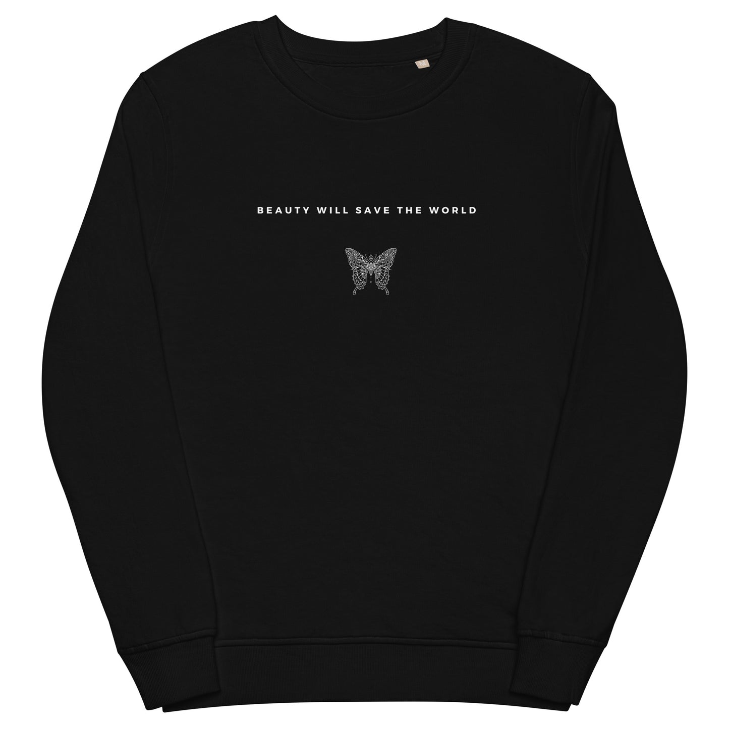 
                  
                    Butterfly Black Unisex sweatshirt | Made of recycled materials
                  
                