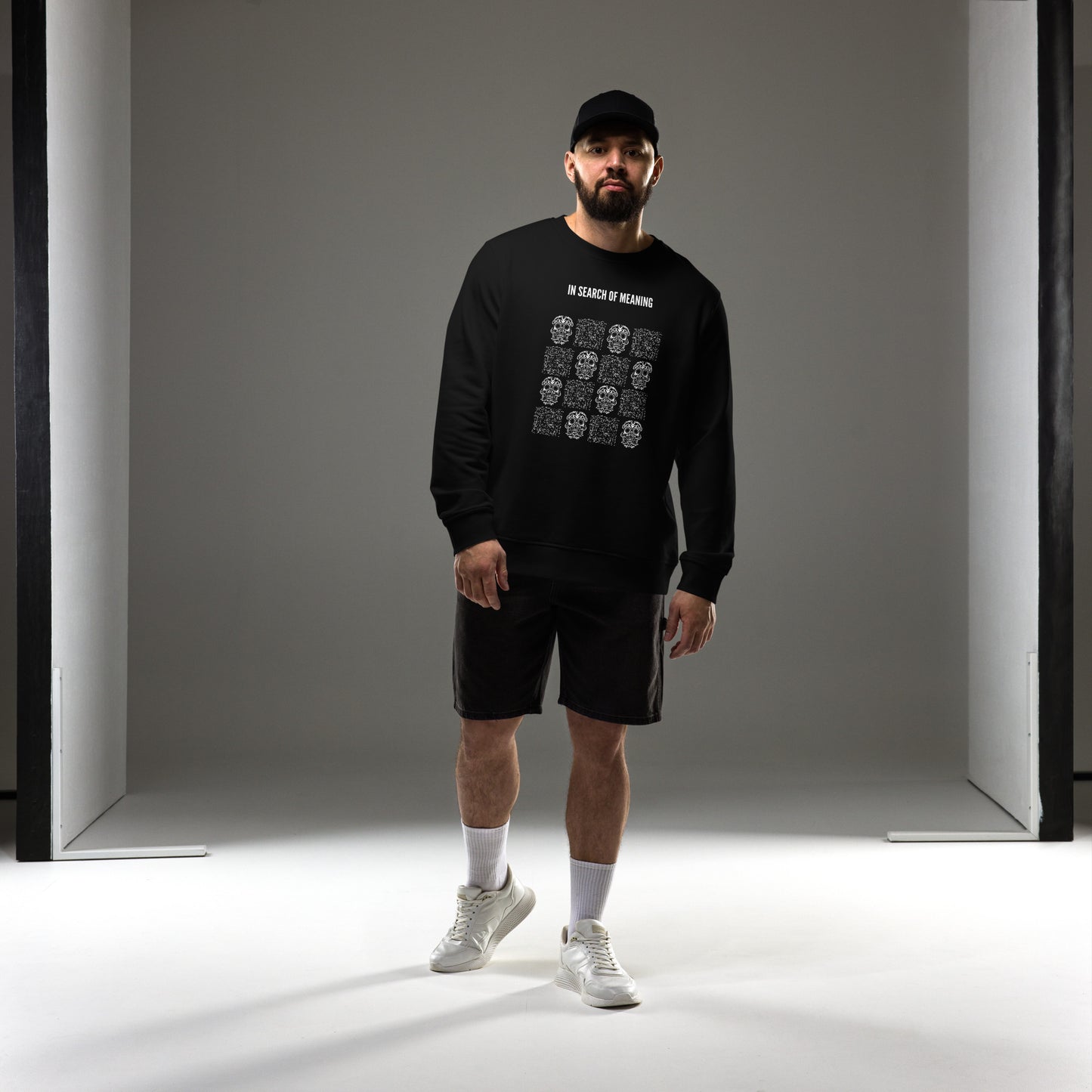 
                  
                    Skull Print Unisex organic sweatshirt | Recycled Materials
                  
                