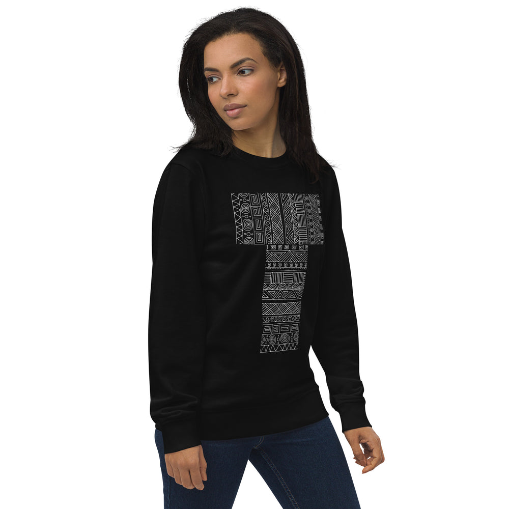 
                  
                    Black Unisex Sweatshirt with Minimalistic Print | Eco-Friendly Comfort
                  
                