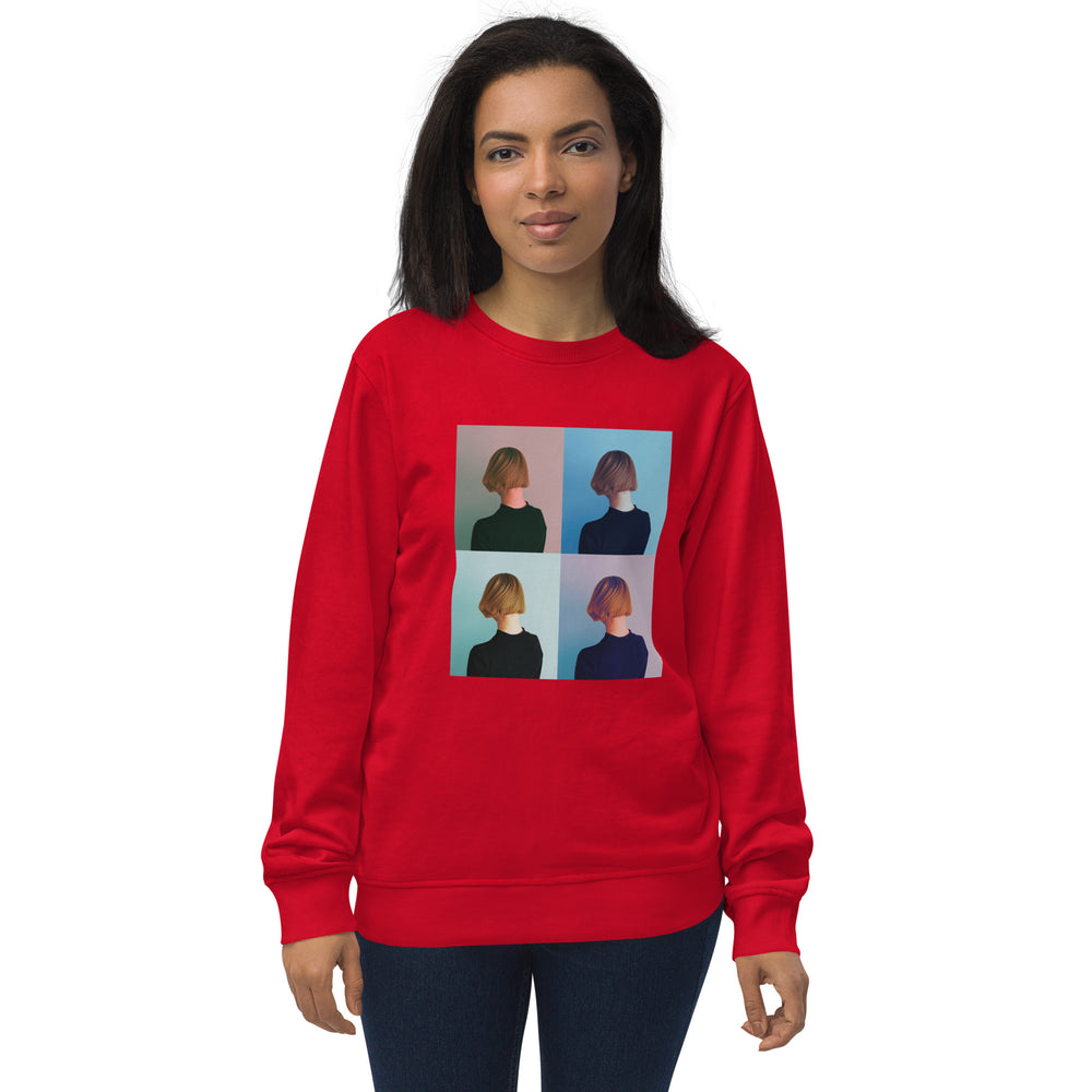 
                  
                    Phoebo Red Unisex organic sweatshirt | Cool & Colorful Print
                  
                