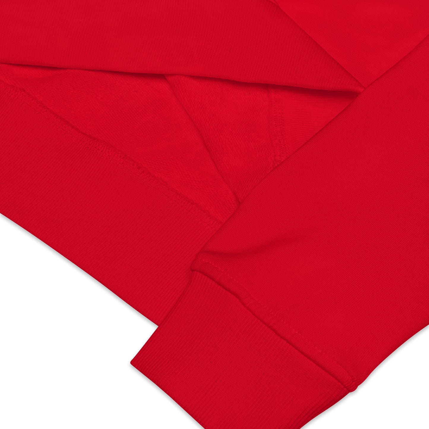 
                  
                    Vibrant Red Unisex Organic Red Sweatshirt | Unique Turned Heads Graphic
                  
                