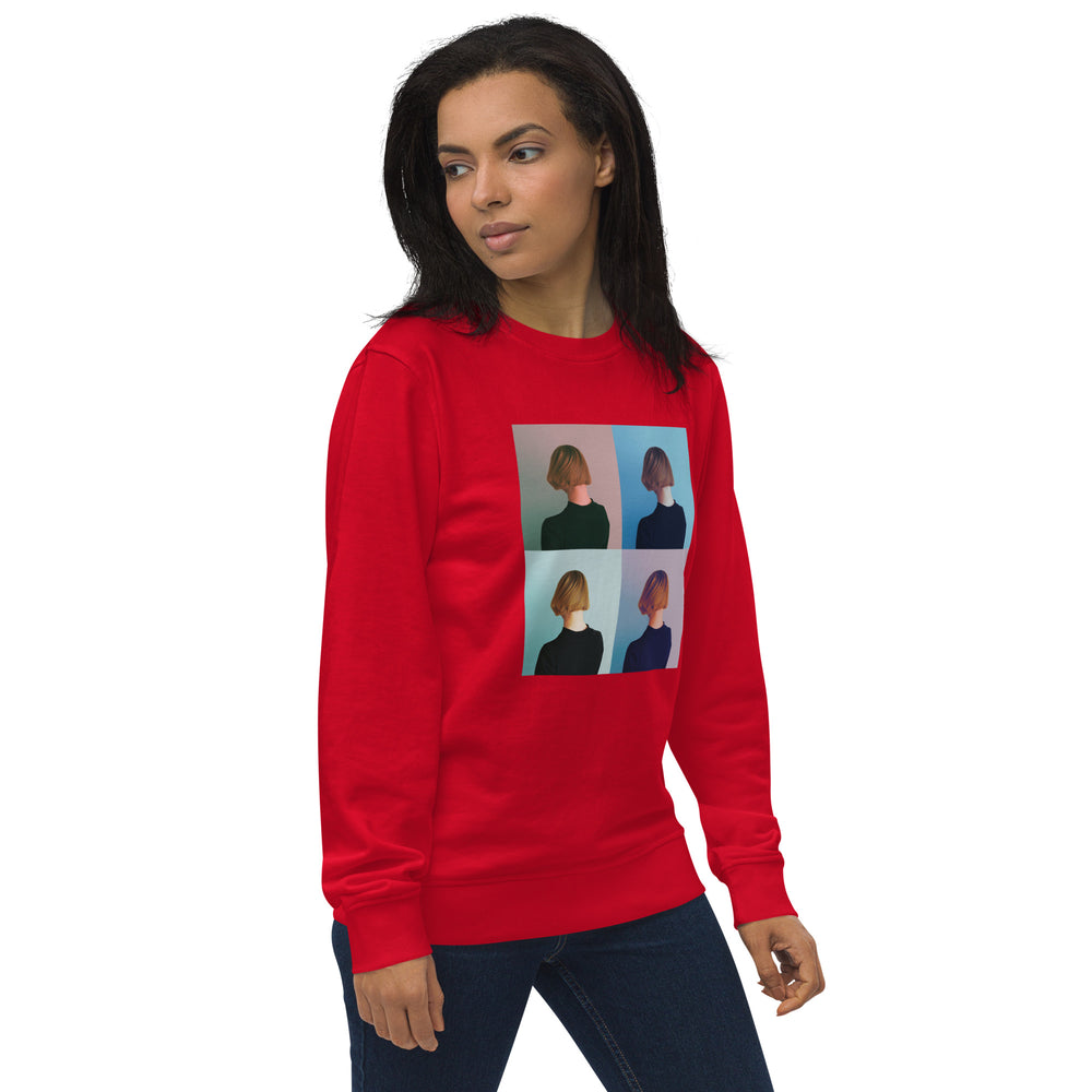 
                  
                    Phoebo Red Unisex organic sweatshirt | Cool & Colorful Print
                  
                