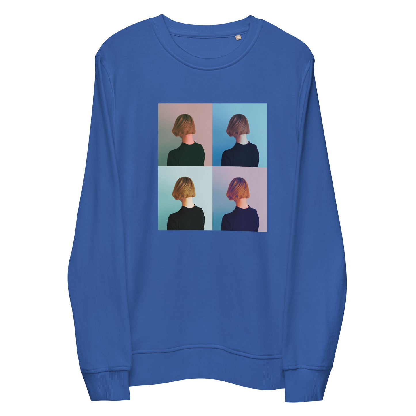 
                  
                    Vibrant Red Unisex Organic Red Sweatshirt | Unique Turned Heads Graphic
                  
                