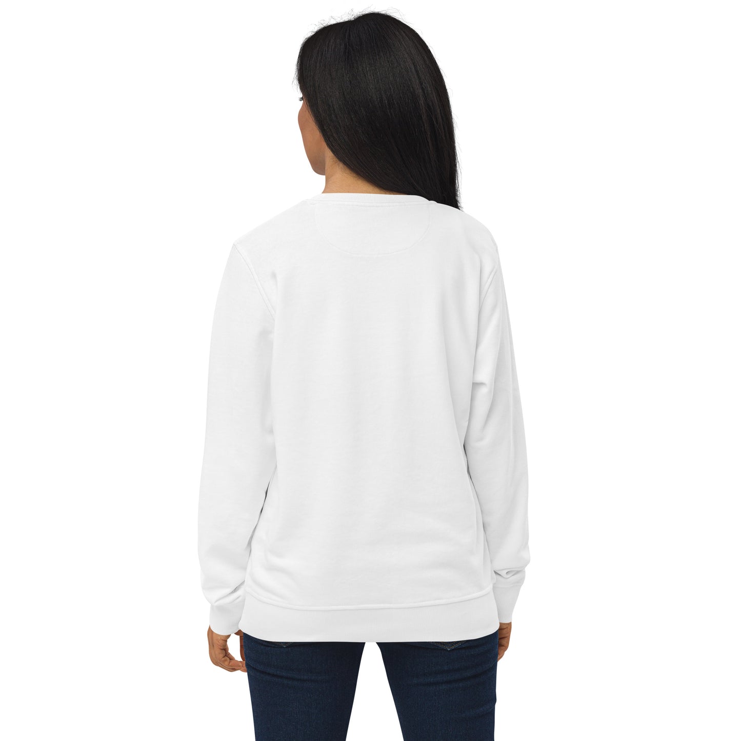 
                  
                    Buddha and his best friend | White Organic Sweatshirt
                  
                