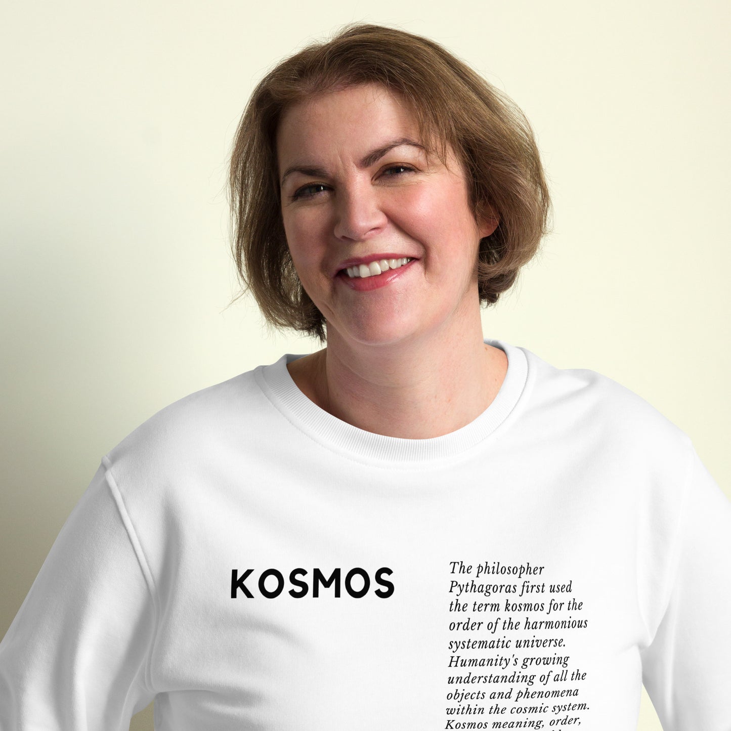 
                  
                    Unisex organic sweatshirt | Sophisticated Ancient Greek Print
                  
                