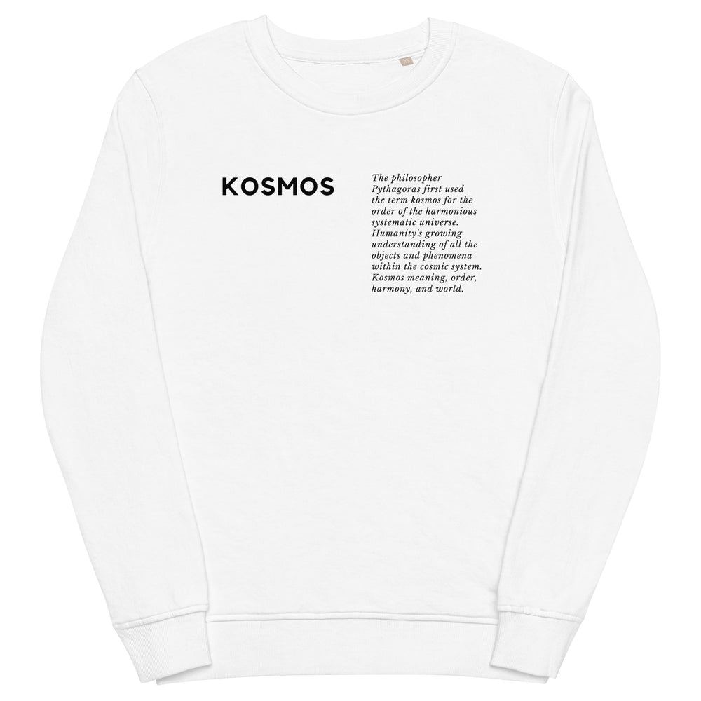 
                  
                    Kosmos | White Unisex organic sweatshirt
                  
                