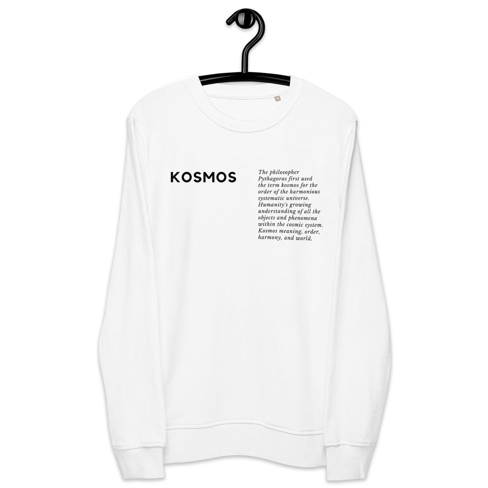 
                  
                    Kosmos | White Unisex organic sweatshirt
                  
                