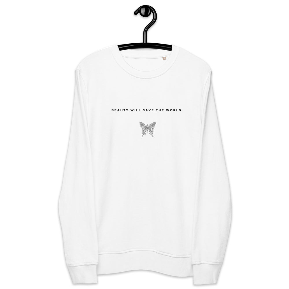 
                  
                    Butterfly | White Unisex organic sweatshirt
                  
                