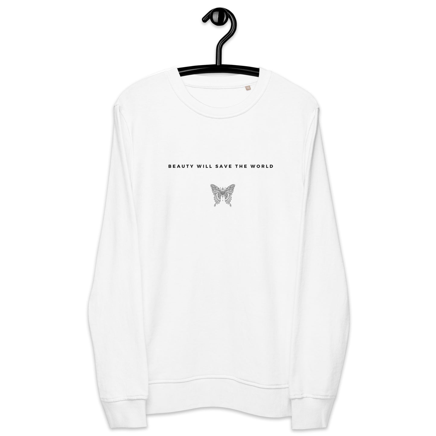 
                  
                    Butterfly | White Unisex organic sweatshirt
                  
                