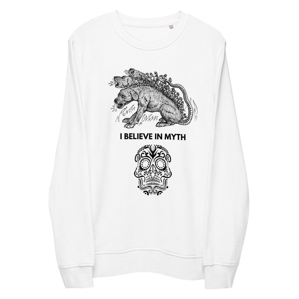 
                  
                    Believe In Myth White Sweatshirt | Stylish and Inspirational Sweatshirt
                  
                