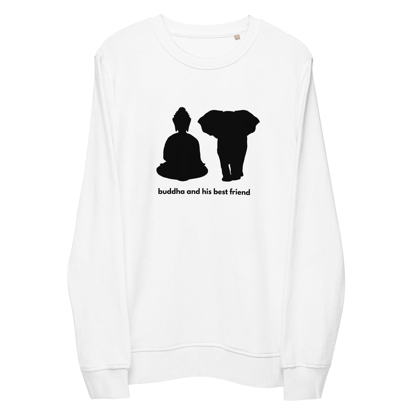 
                  
                    Buddha White Unisex Organic Sweatshirt | Eco-Friendly Comfort
                  
                