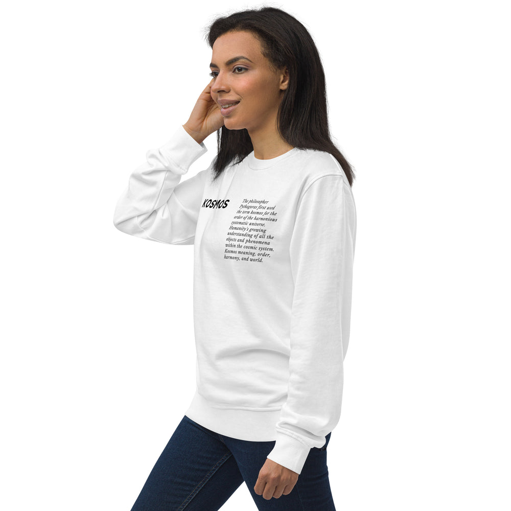 
                  
                    Kosmos | White Unisex organic sweatshirt
                  
                