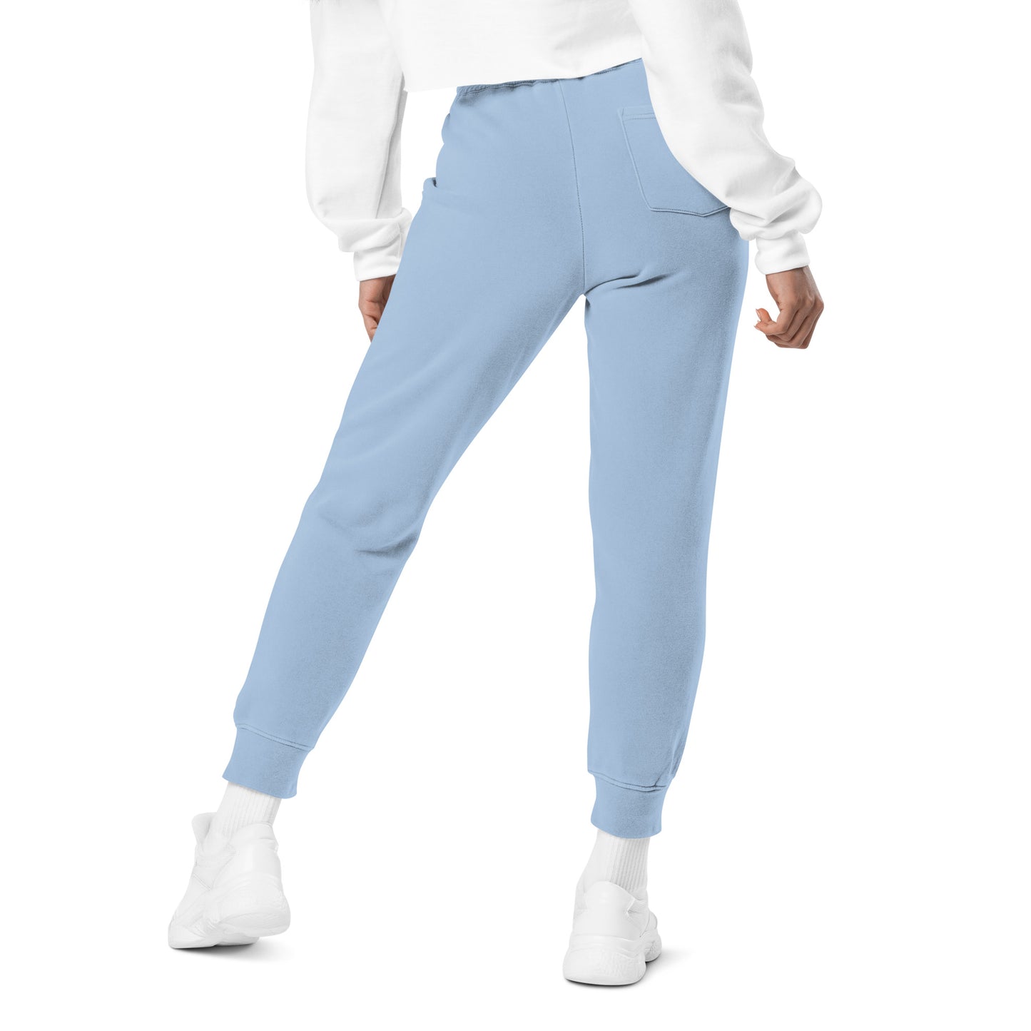 
                  
                    Light Blue Pigment-Dyed Sweatpants | Soft, Comfortable Fit for Relaxed Wear
                  
                