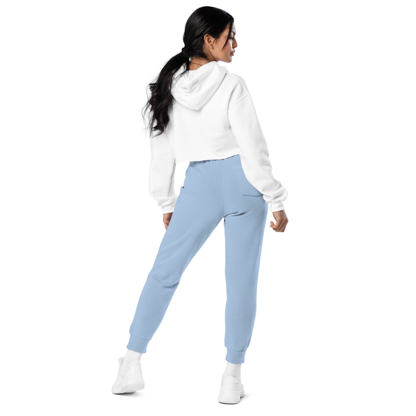 
                  
                    Light Blue Pigment-Dyed Sweatpants | Soft, Comfortable Fit for Relaxed Wear
                  
                