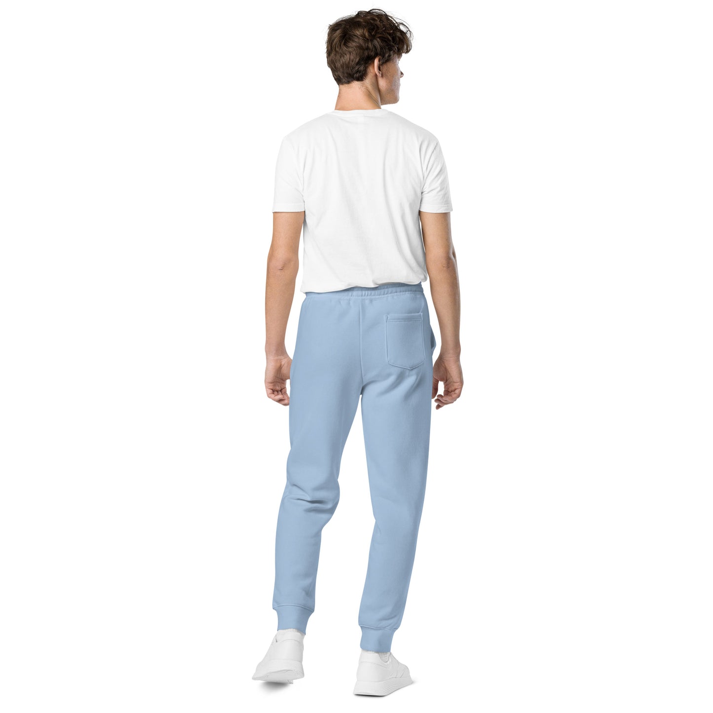 
                  
                    Light Blue Pigment-Dyed Sweatpants | Soft, Comfortable Fit for Relaxed Wear
                  
                