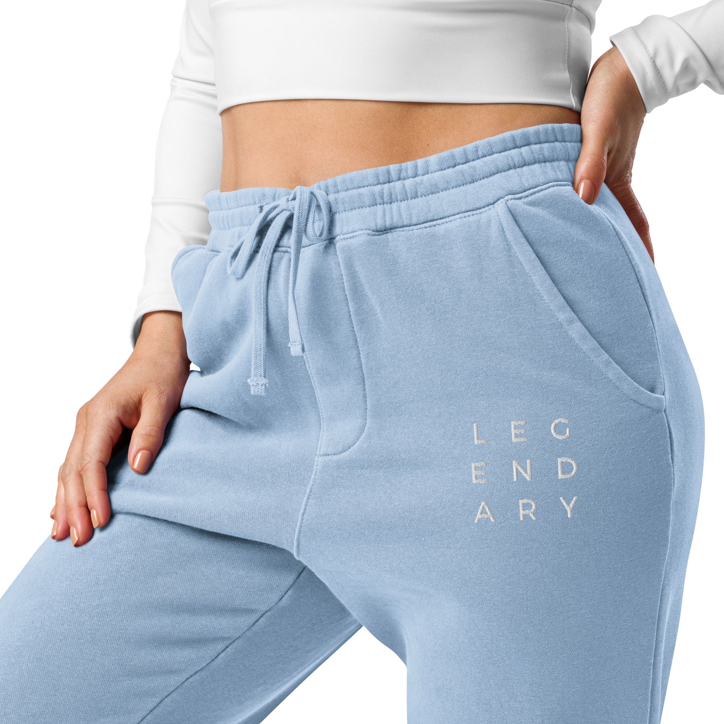 
                  
                    Blue Unisex Pigment-Dyed Sweatpants | Stylish Comfort for Every Occasion
                  
                