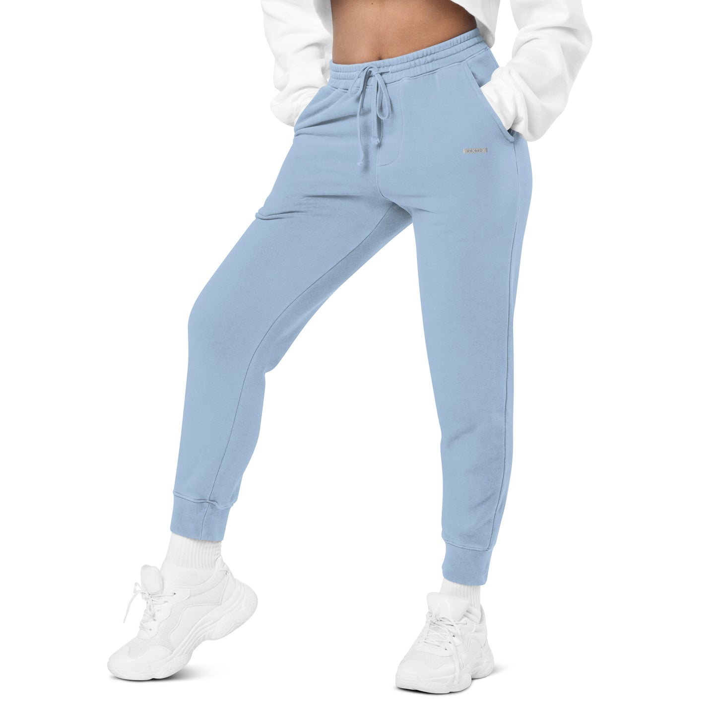 
                  
                    Light Blue Pigment-Dyed Sweatpants | Soft, Comfortable Fit for Relaxed Wear
                  
                