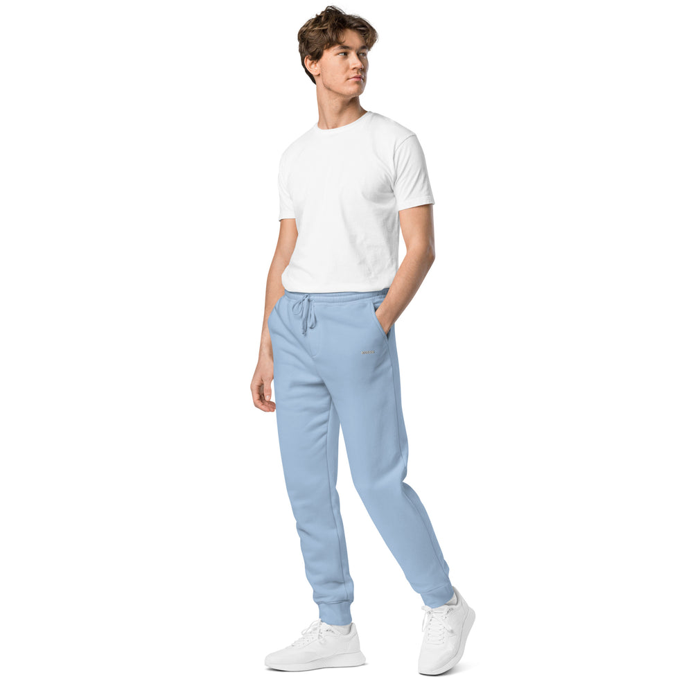 
                  
                    Light Blue Pigment-Dyed Sweatpants | Soft, Comfortable Fit for Relaxed Wear
                  
                