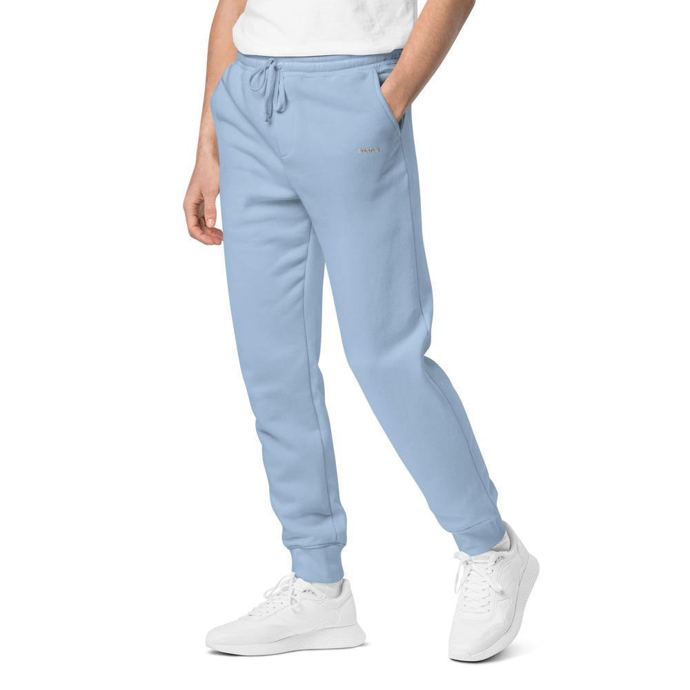 
                  
                    Light Blue Pigment-Dyed Sweatpants | Soft, Comfortable Fit for Relaxed Wear
                  
                