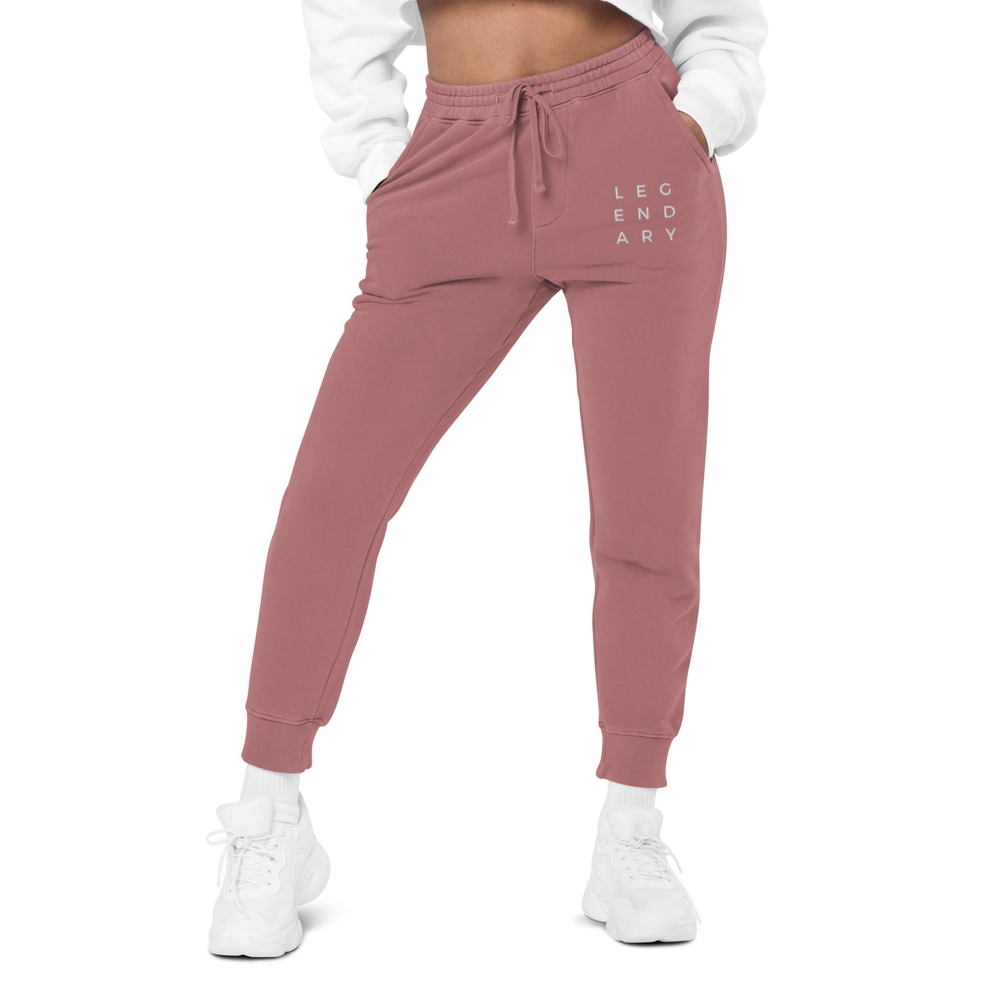 
                  
                    Legendary Pink Pigment-Dyed Sweatpants | Stand Out in Comfort & Style
                  
                