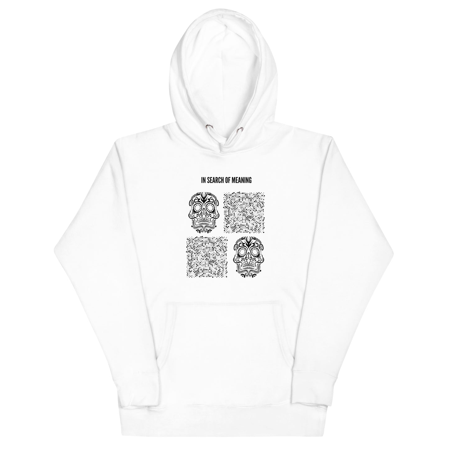 
                  
                    Trendy White Hoodie with Skulls Print | Stylish Streetwear Essential
                  
                