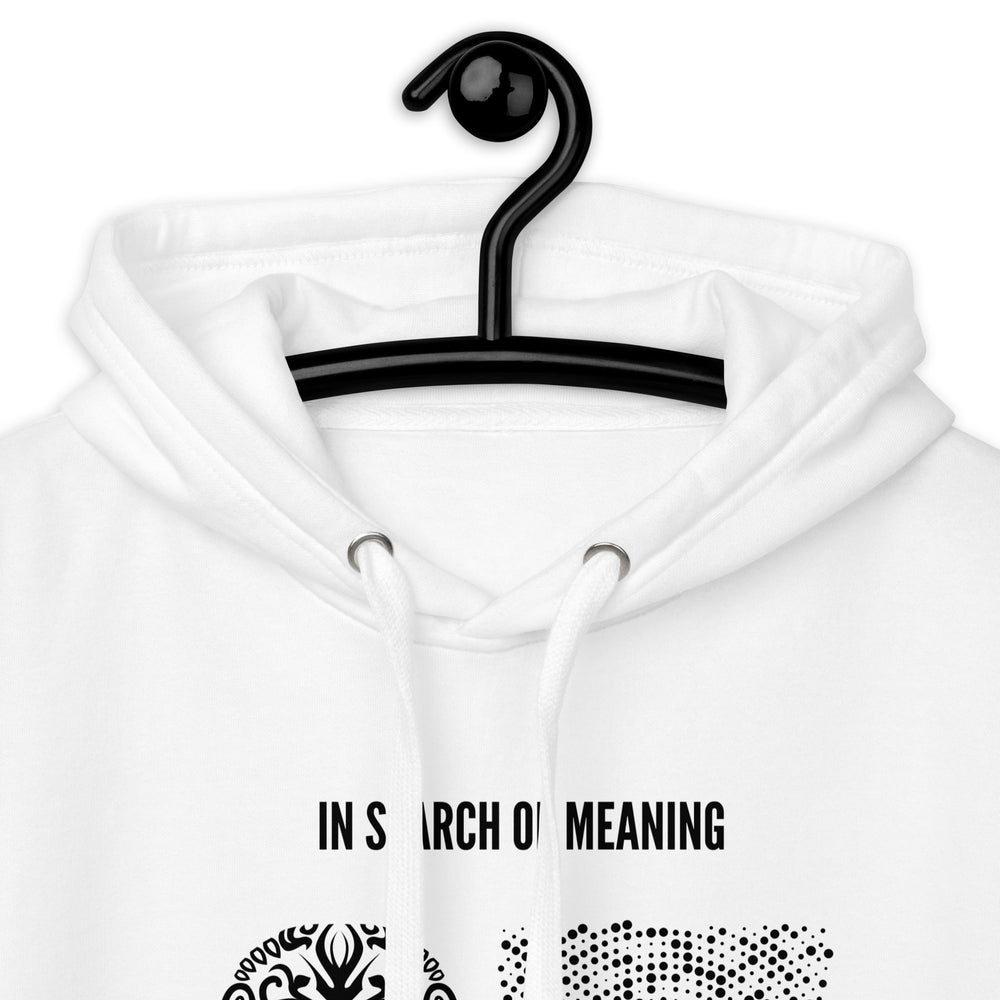 
                  
                    White Unisex Skull Print Hoodie | Meaning and Purpose Print
                  
                