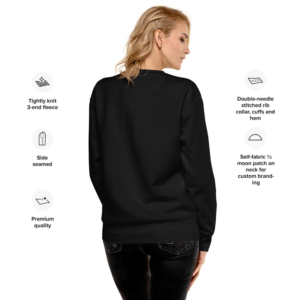 
                  
                    Black Unisex Premium Sweatshirt | Ancient Heroes Print
                  
                